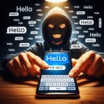 Hello text message scam
